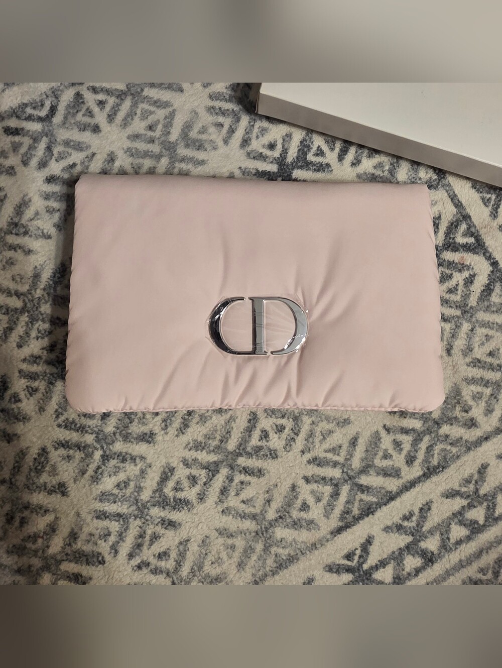 CD Monogram Pink Makeup Pouch